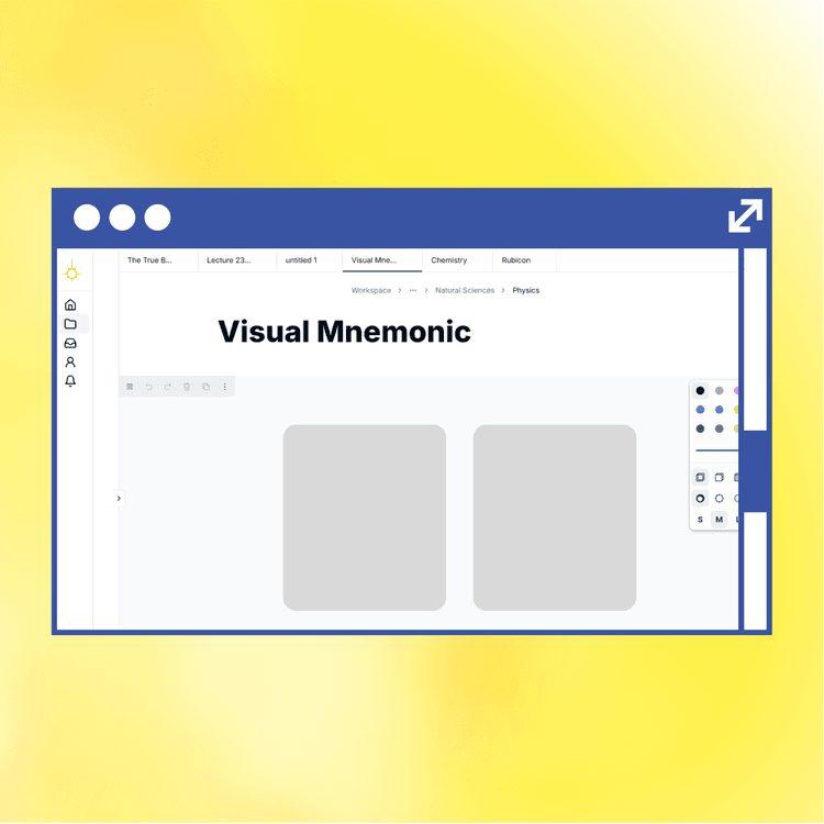 App interface on mobile